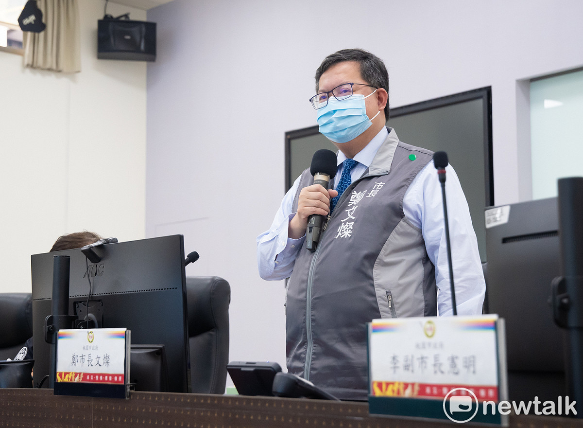 《遠見雜誌》公布最新民調，桃園市長鄭文燦施政滿意度再次蟬連五星市長佳績。 圖：林昀真／攝
