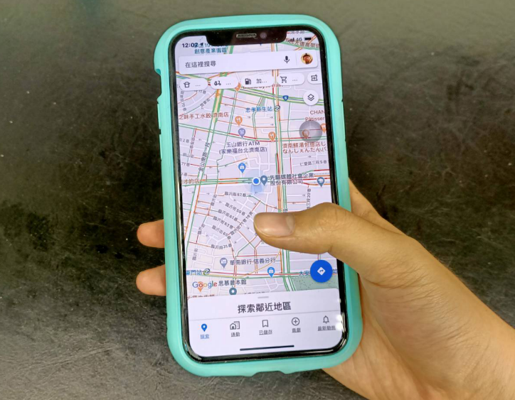 Google先前在Android 平台上Google Maps的無痕模式，近日也被推送給iOS用戶了。 圖：張哲瑋/攝