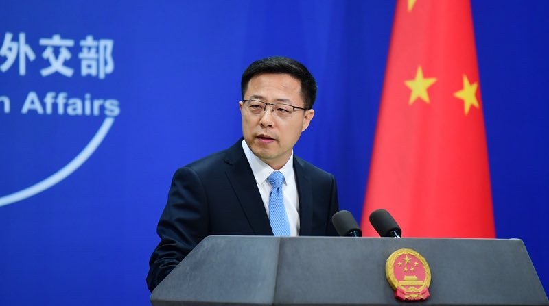 中國外交部發言人趙立堅。 圖：翻攝自中國外交部發言人趙立堅推特