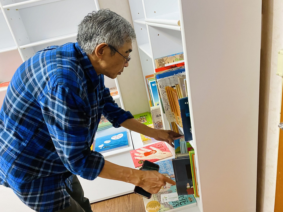 銅鑼灣書店店長林榮基。 圖：周煊惠 / 攝