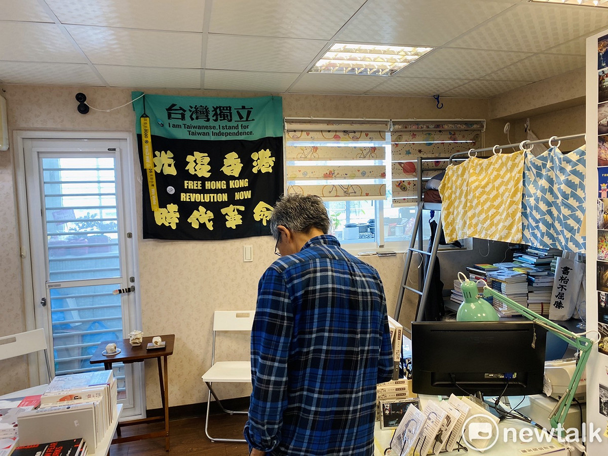 銅鑼灣書店店長林榮基。 圖：周煊惠 ／攝