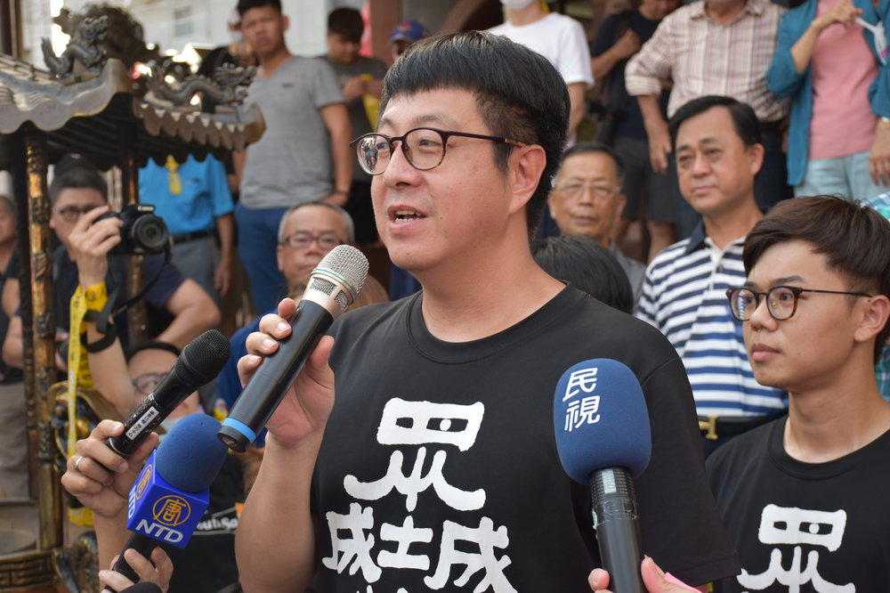 Weare高雄發起言尹立籲6月6日高雄在台灣民主歷史留下更重要的紀錄。 圖：孫家銘／攝