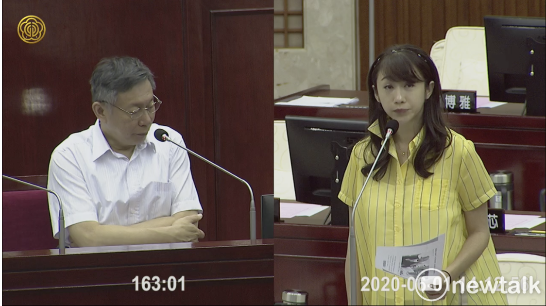台北市長柯文哲稱，罷韓若過關，不會邀韓國瑜回鍋。 圖：翻攝台北市議會直播