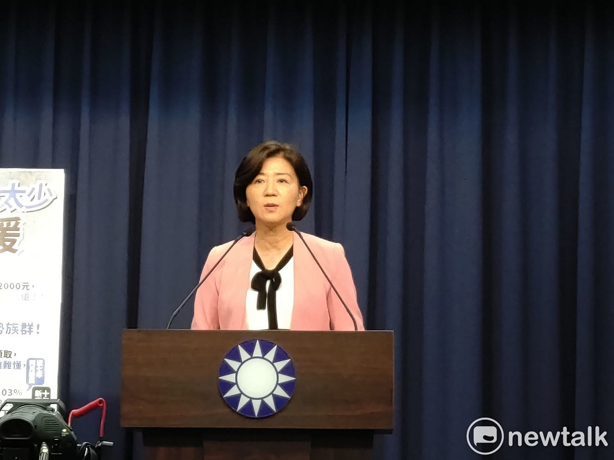 國民黨文傳會主委王育敏。 圖：黃建豪/攝