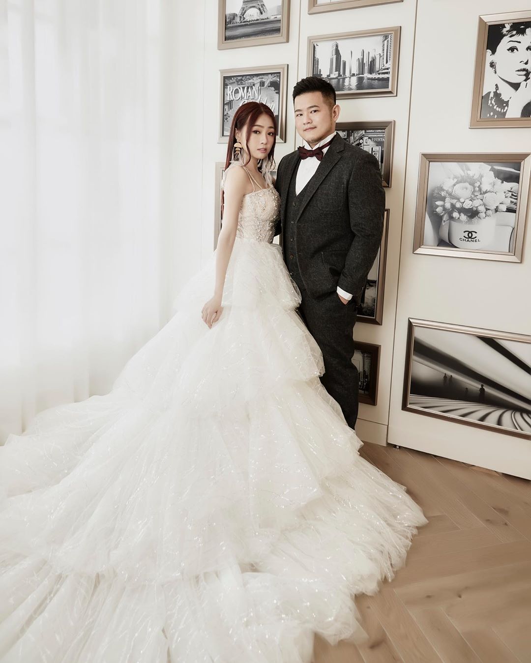ㄚ頭日前與交往9年的男友王惟立結婚，現可說是愛情事業兩得意。 圖 : 翻攝自ㄚ頭IG