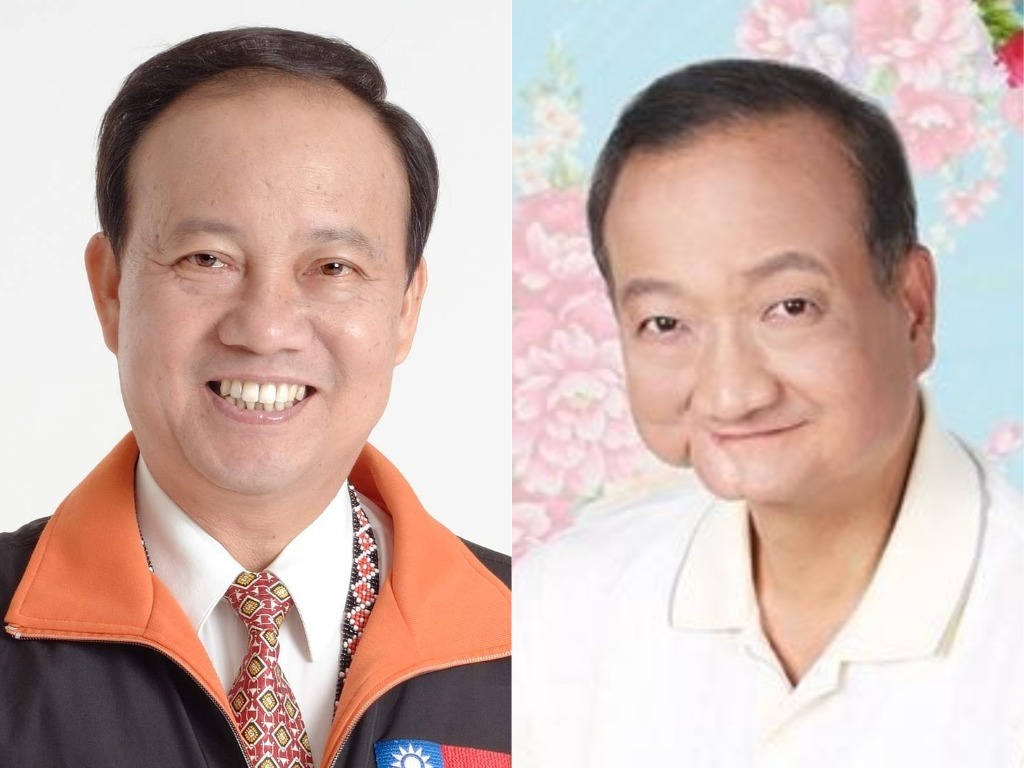 前立委林正二（左）、前花蓮市長蔡啟塔（右）。 圖：新頭殼合成