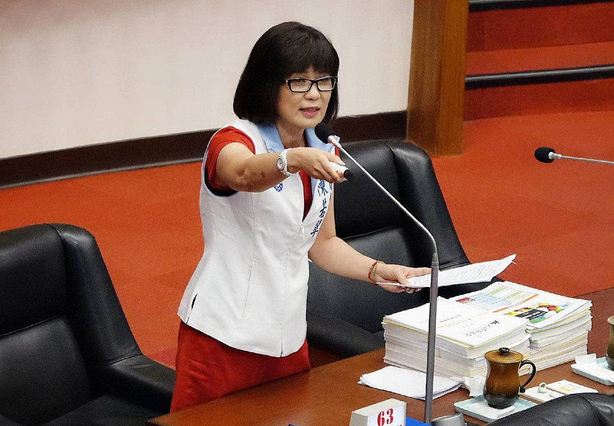 高雄市議員陳若翠。 圖：翻攝陳若翠臉書（資料照）