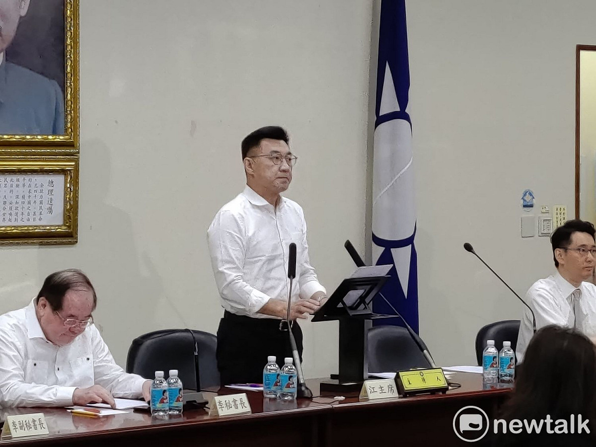國民黨主席江啟臣。 圖：黃建豪/攝（資料照）
