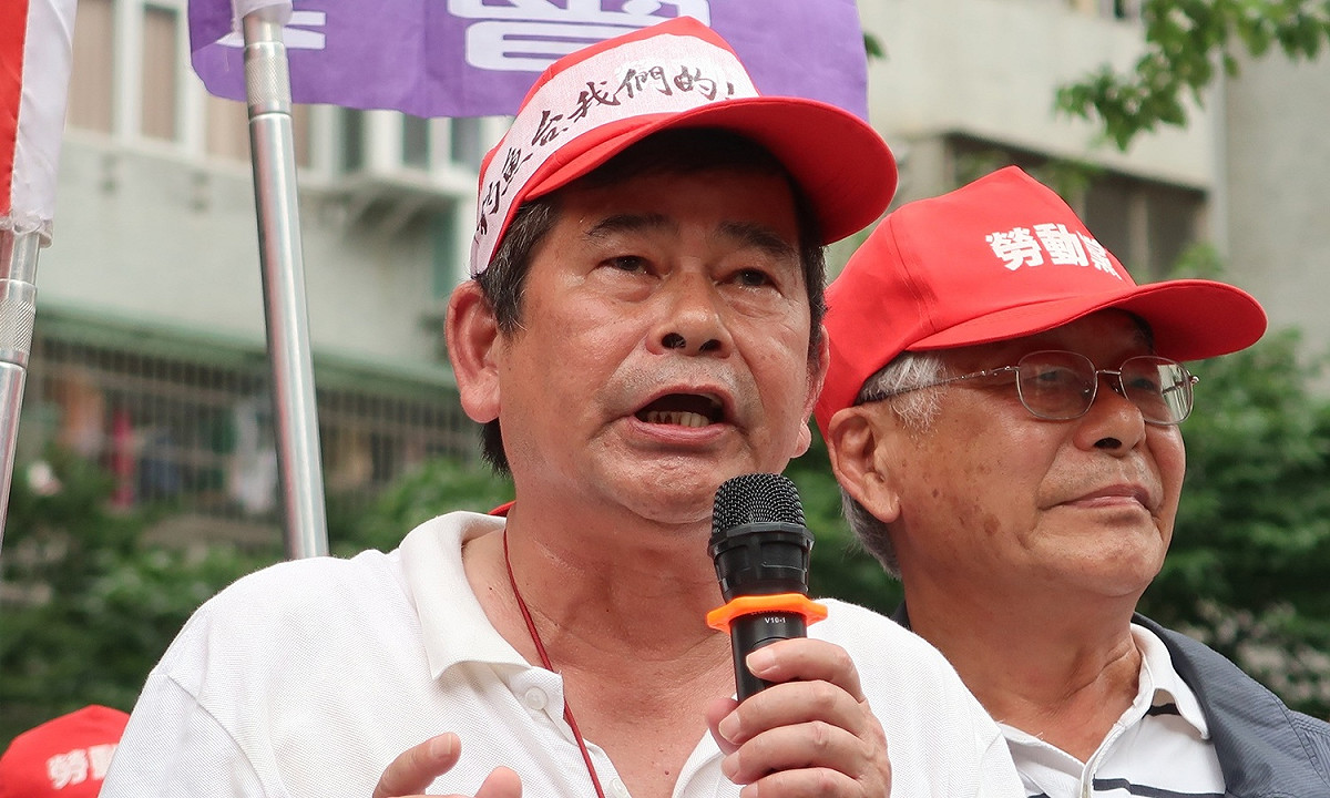 勞動人權協會會長羅美文 圖：林朝億/攝