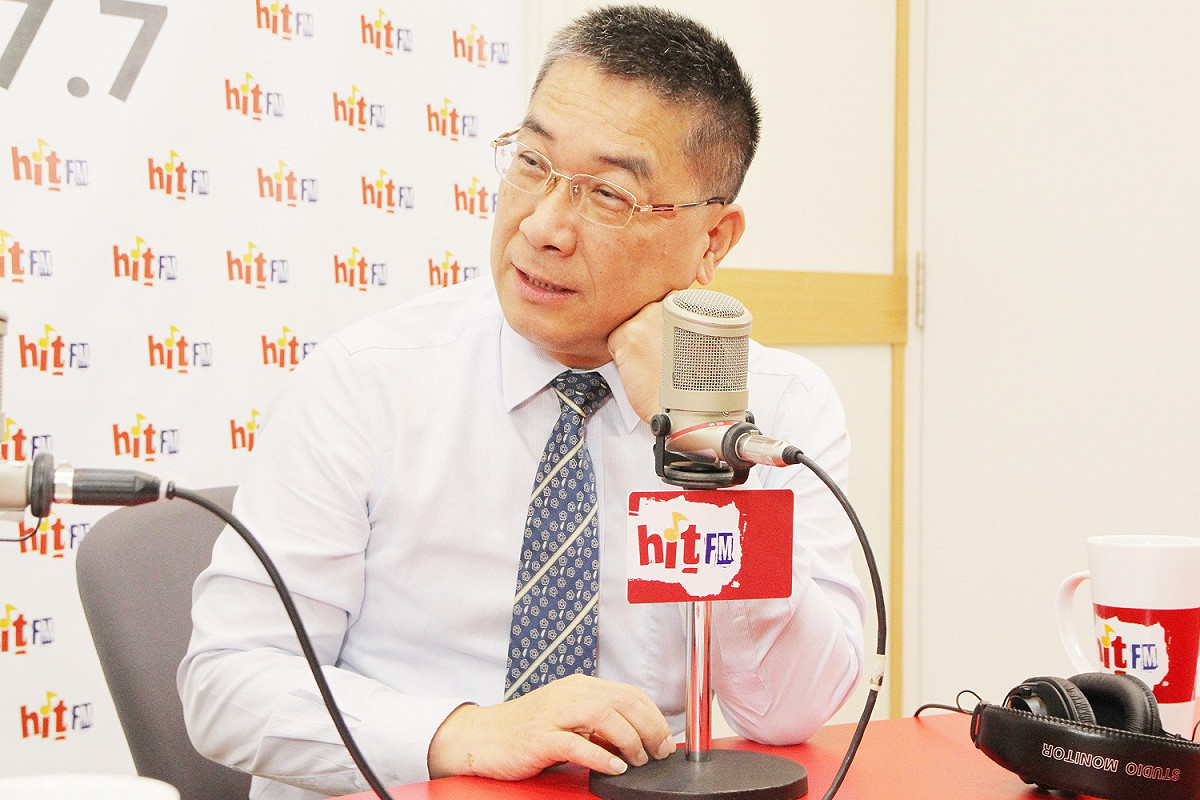 內政部長徐國勇今（10）日接受廣播節目專訪時表示，在民進黨內聽到的確實都是要讓行政院副院長陳其邁去選。 圖：「Hit Fm《周玉蔻嗆新聞》製作單位提供