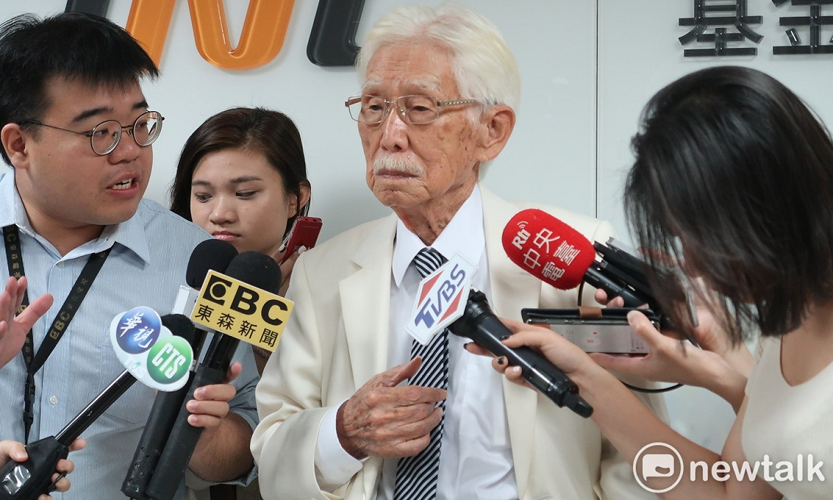 台灣制憲基金會董事長辜寬敏。 圖：林朝億/攝（資料照）