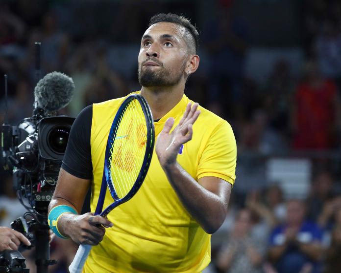 澳洲網球好手Nick Kyrgios。 圖／美聯社／達志影像