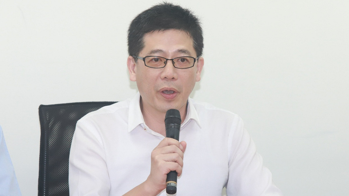 民眾黨秘書長謝立功。 圖：周煊惠 / 攝
