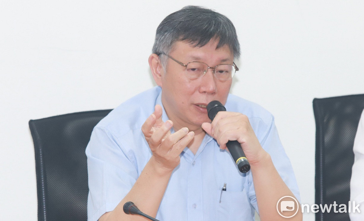 台北市長柯文哲。 圖：周煊惠／攝