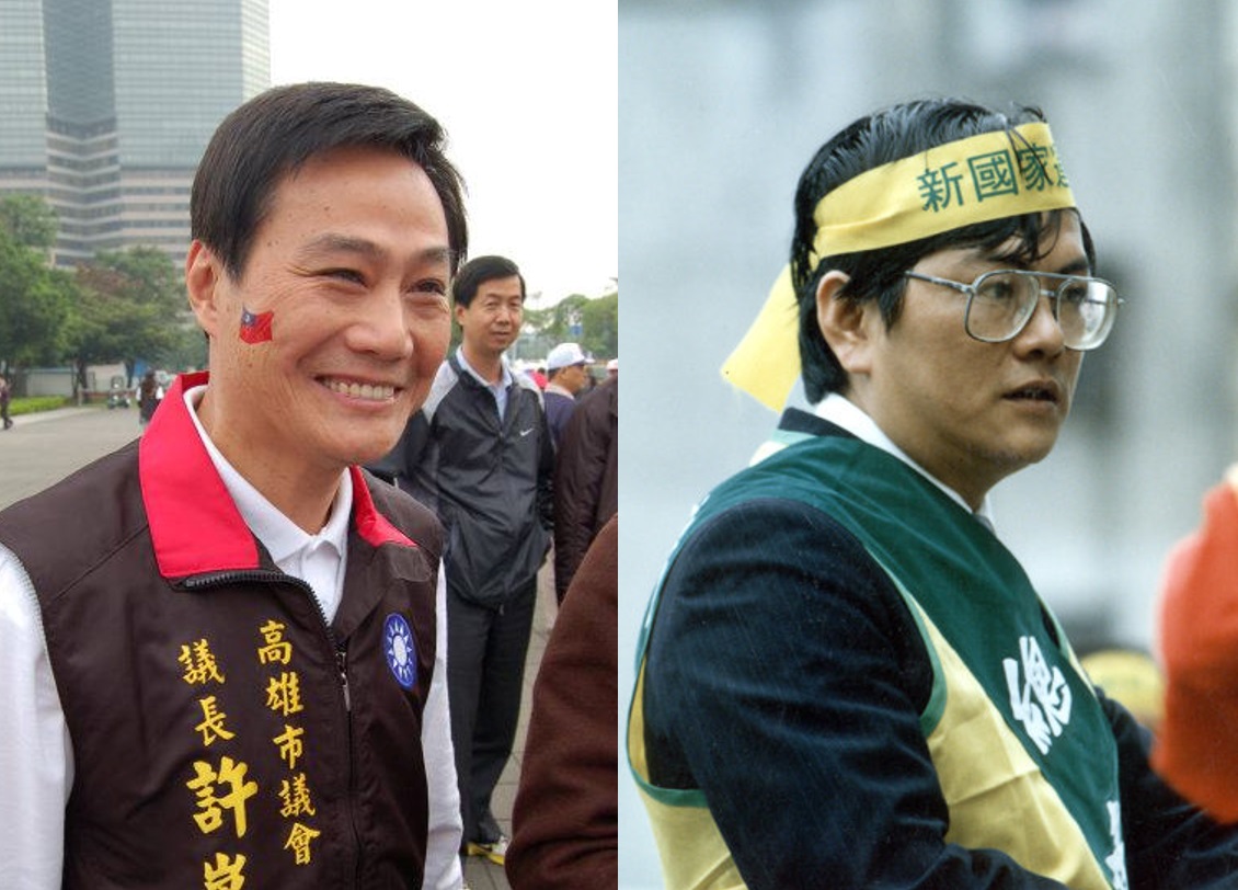韓國瑜認為許崑源跟鄭南榕一樣關心台灣民主。 圖：新頭殼合成（左：翻攝自許崑源臉書、右：翻攝自鄭南榕基金會臉書）