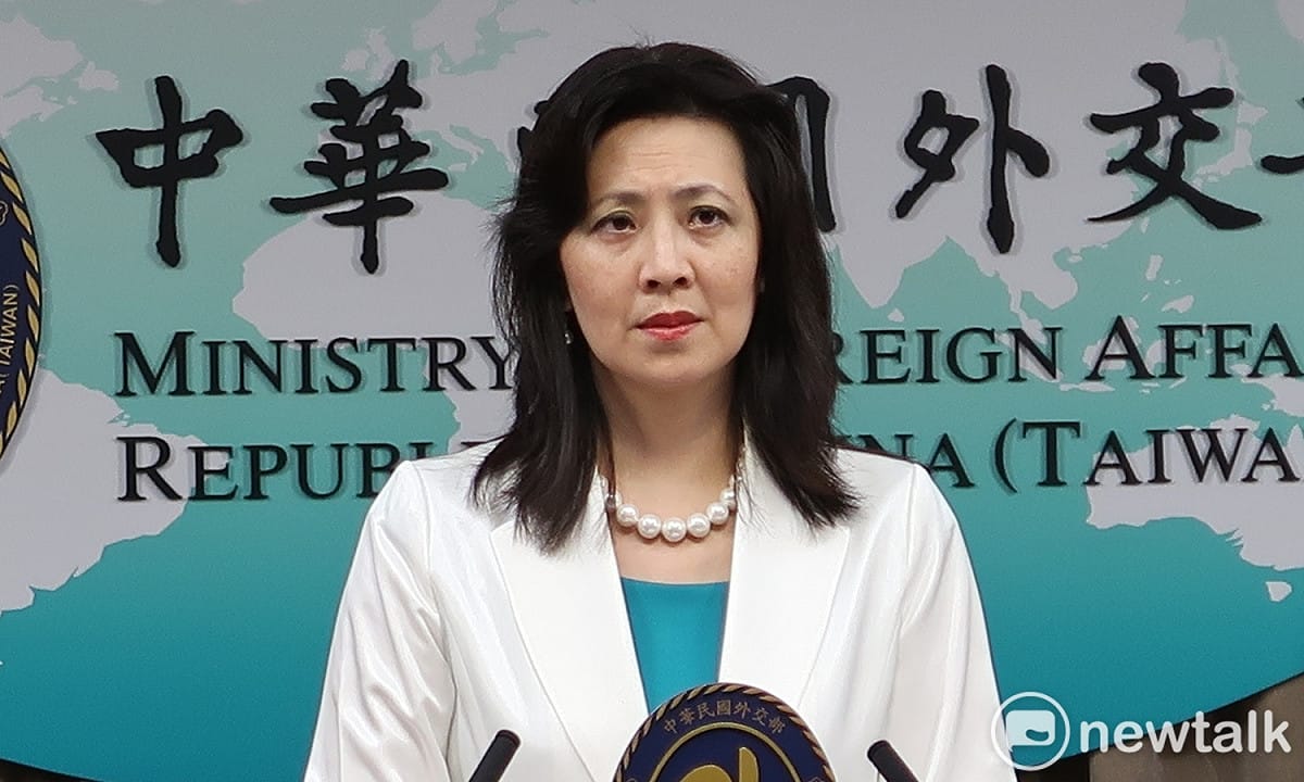 外交部發言人歐江安 圖：林朝億/攝