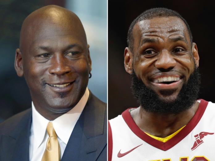 詹皇LeBron James自認是最偉大球員。 圖／美聯社／達志影像