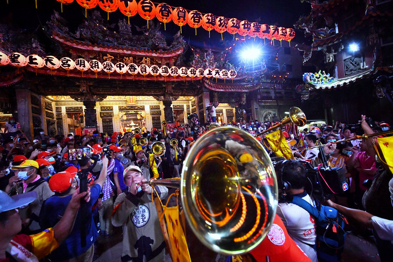 台中大甲鎮瀾宮11日起展開媽祖9天8夜遶境之旅。 圖/中央社