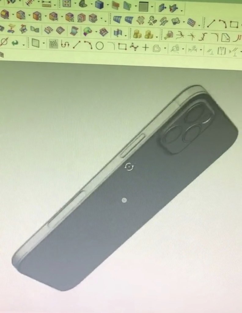 iPhone新機模型圖外流。 圖：取自@Jin_Store推特