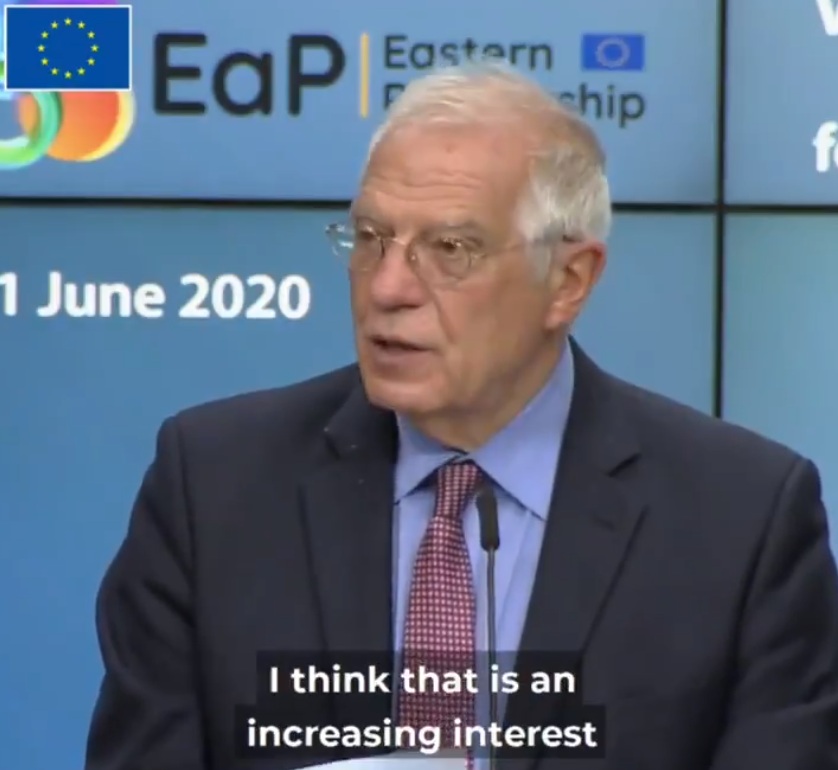 歐盟外交政策高級代表波瑞爾（Josep Borrell） 圖：翻攝推特
