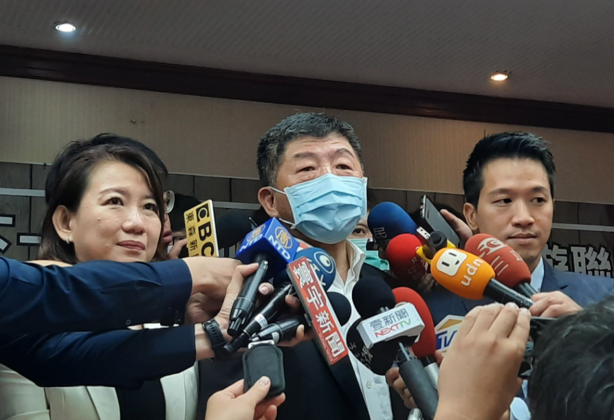 陳時中坦言，他的人氣有點下降。 圖：陳佩君／攝