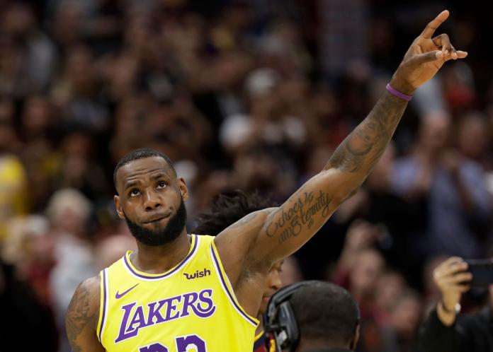 LeBron James。 圖／美聯社／達志影像