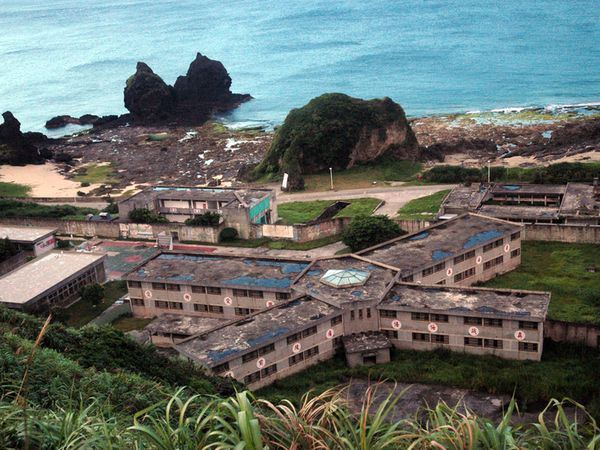 綠島監獄俯視圖。 圖：翻攝自網路