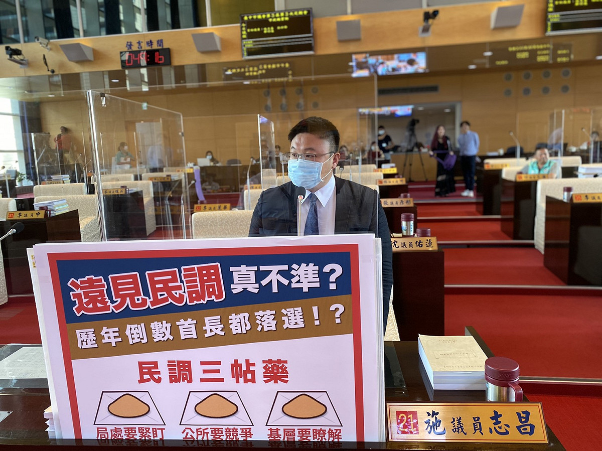 施志昌要盧秀燕多到地方走走，才有機會挽救低靡的民調與連任危機！ 唐復年/攝