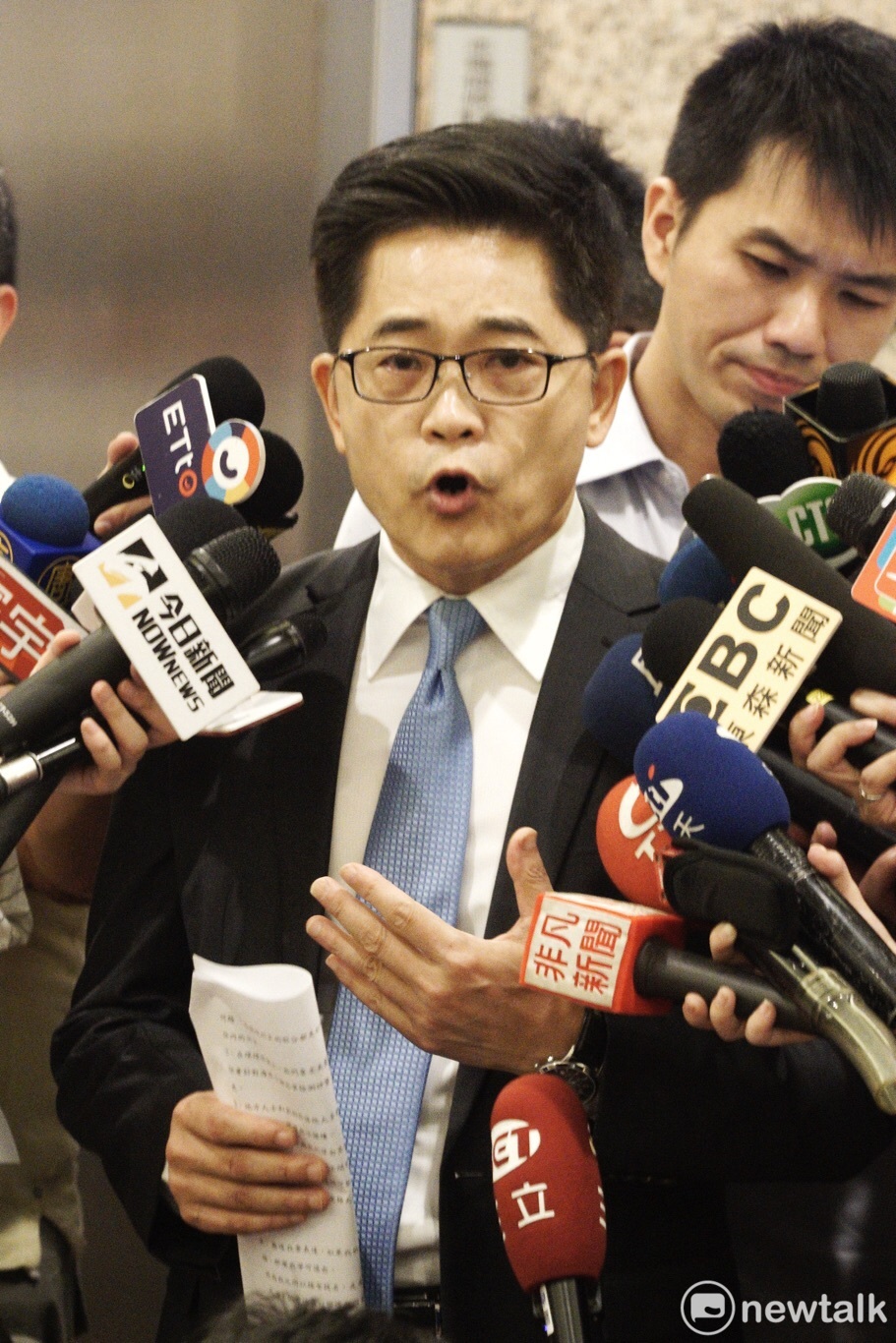 前台東縣長黃健庭。 圖：張良一/攝