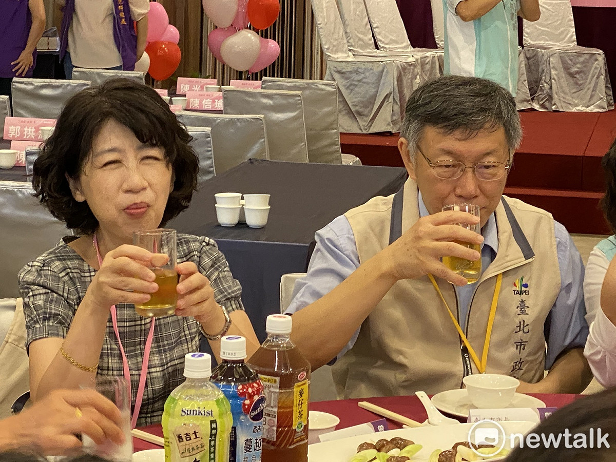 台北市長柯文哲、妻子陳佩琪。 圖：周煊惠 / 攝（資料照）