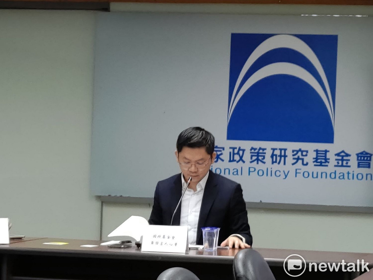國家政策研究基金會副執行長黃心華。 圖：黃建豪/攝（資料照片）