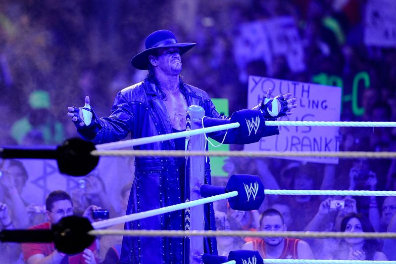 WWE傳奇巨星「送葬者」The Undertaker。 圖／美聯社／達志影像