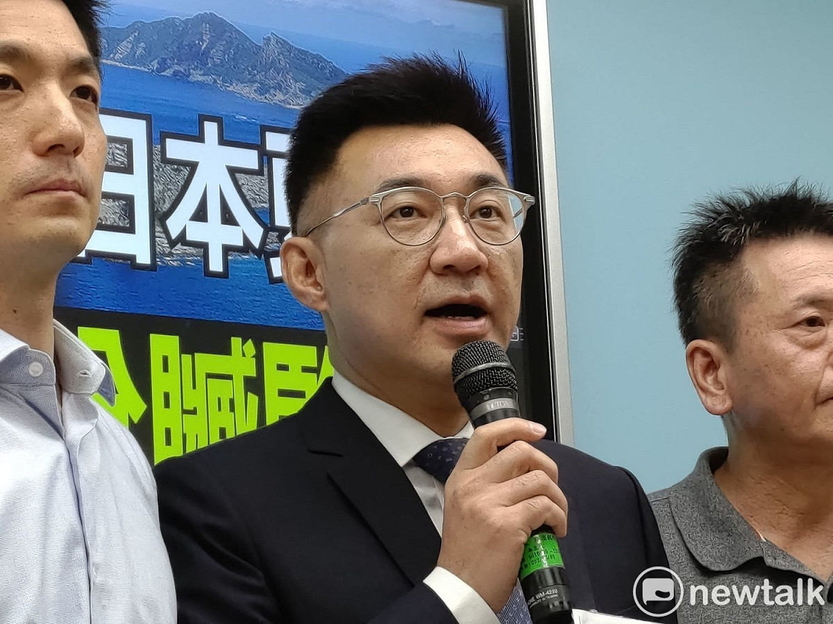 國民黨主席江啟臣。 圖：黃建豪/攝