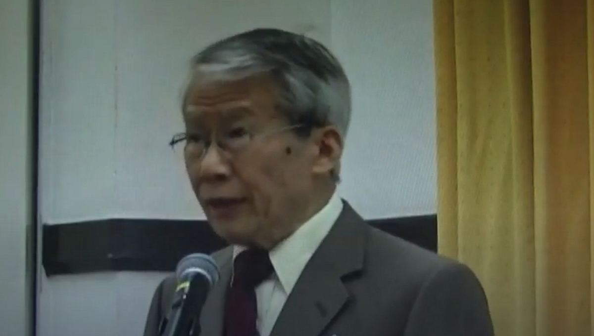 滋賀醫科大學名譽教授西山勝夫。 圖：翻攝自youtube