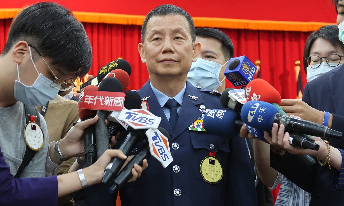 空軍參謀長中將黃志偉 圖：林朝億/攝
