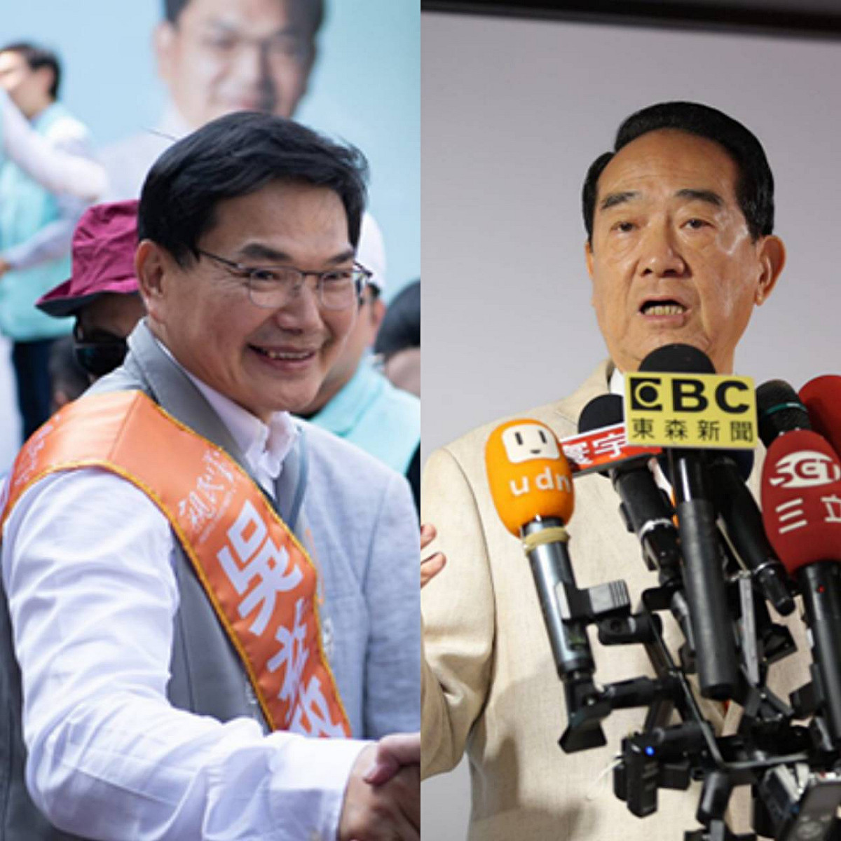 對於吳益政將代表民眾黨投入高雄市長補選，親民黨表示尊重吳個人意願。 圖：新頭殼合成