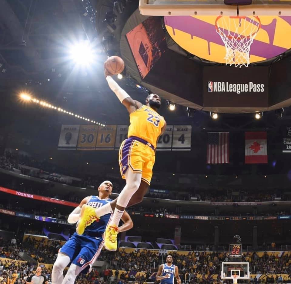 湖人隊球星LEBRON JAMES 圖:擷取自臉書