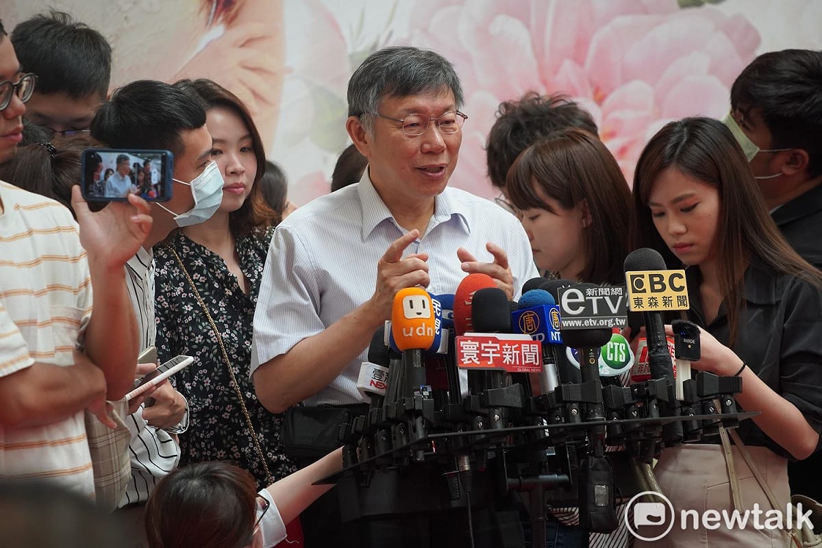 台北市長柯文哲。 圖：林昀真/攝(資料照)