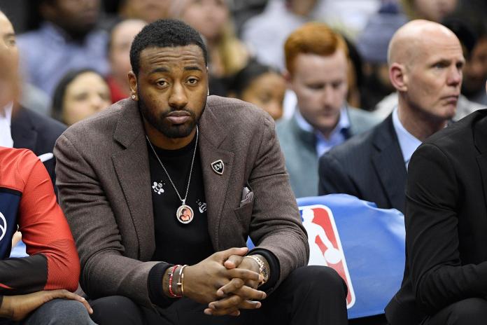 巫師主控John Wall。 圖／美聯社／達志影像