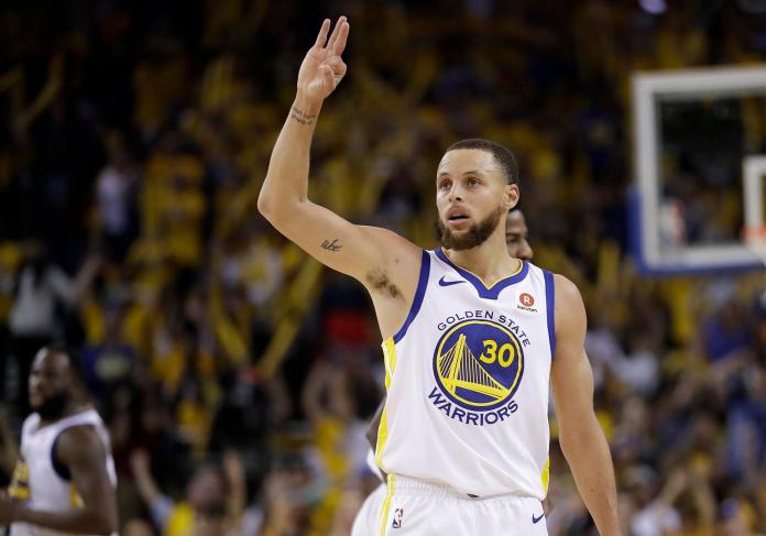 Stephen Curry。 圖／美聯社／達志影像