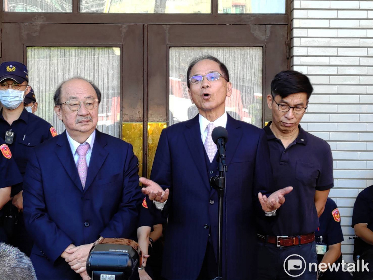游錫堃向各黨喊話回歸理性。 圖:黃建豪/攝