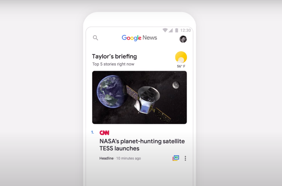 Google同意對部分國家新聞媒體付費。 圖：擷取自Google Youtube