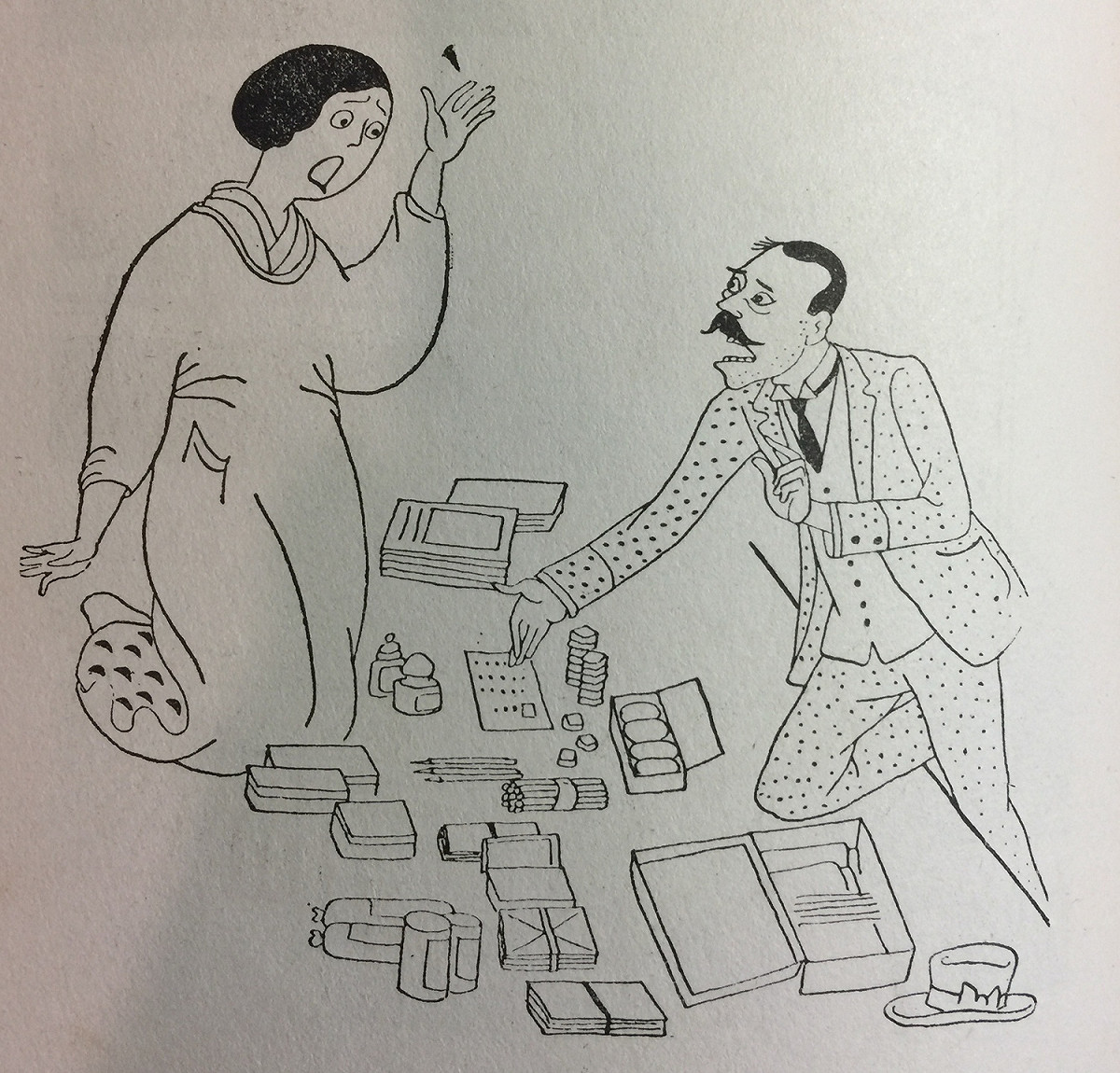 漫畫《做生意擺出的陣仗》 翻攝自日本維基百科