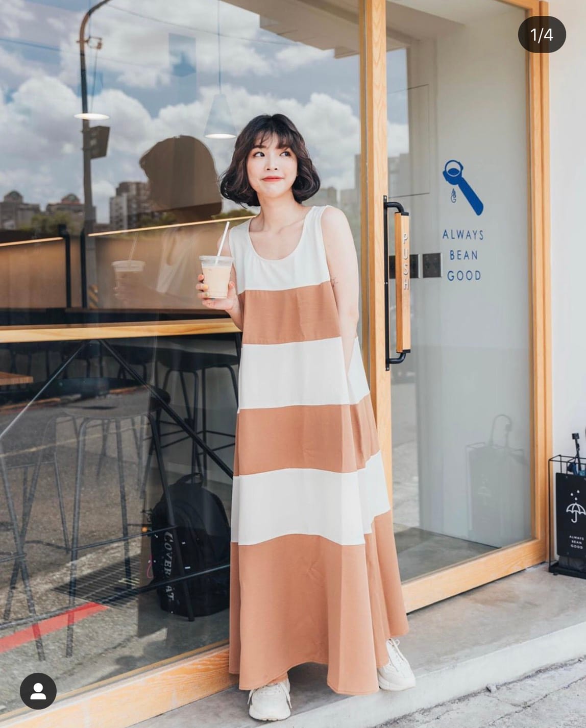 YouTuber「一隻阿圓」今日在IG上分享自己20歲時的照片，鼓勵年輕女孩「女大十八變」。 圖：翻攝一隻阿圓Instagram