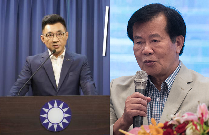 出身台中豐原的江啟臣（左圖）現今是百年大黨國民黨主席，而他的堂叔「司馬文武」江春男則是黨外民主運動先驅。 圖：新頭殼合成/翻攝自江啟臣臉書、總統府