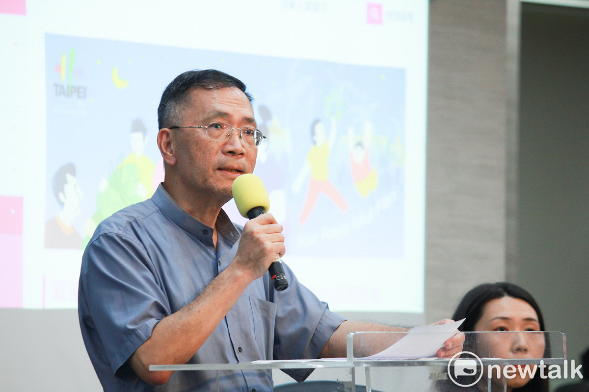 台北市副市長蔡炳坤。 圖：周煊惠／攝