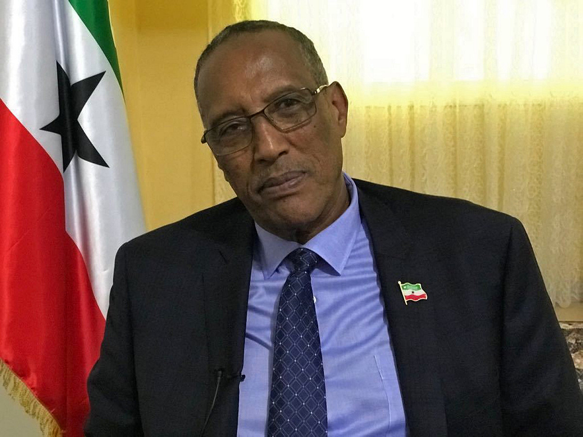 索馬利蘭（Republic of Somaliland）總統比希（HE Muse Bihi Abdi）。 圖：達志影像／美聯社
