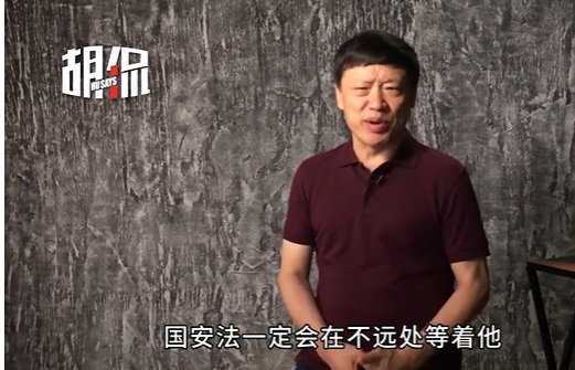 中國官媒《環球時報》總編輯胡錫進。 圖：翻攝自微博(資料照片)