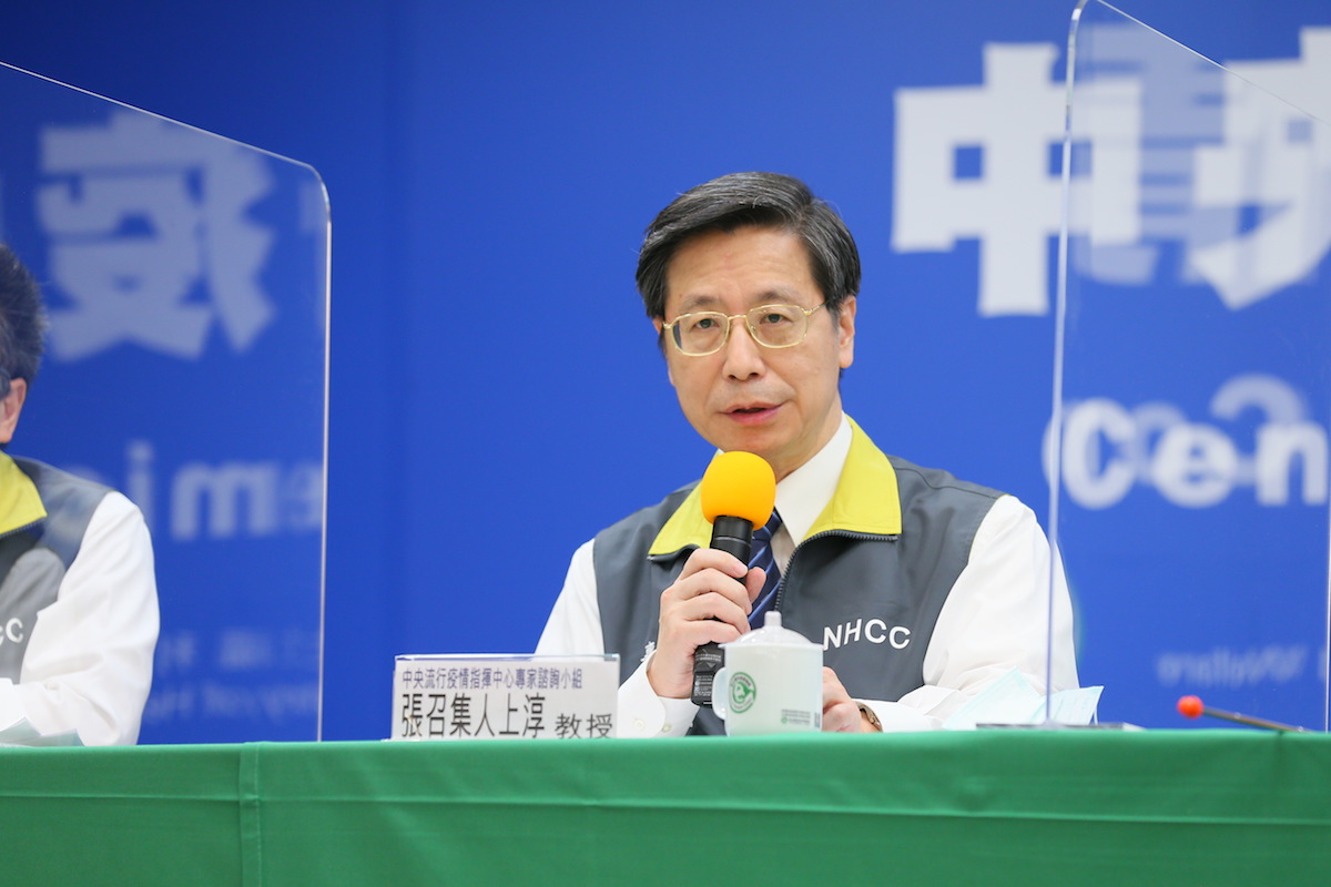 中央流行疫情指揮中心專家小組召集人張上淳。 圖：中央流行疫情指揮中心／提供