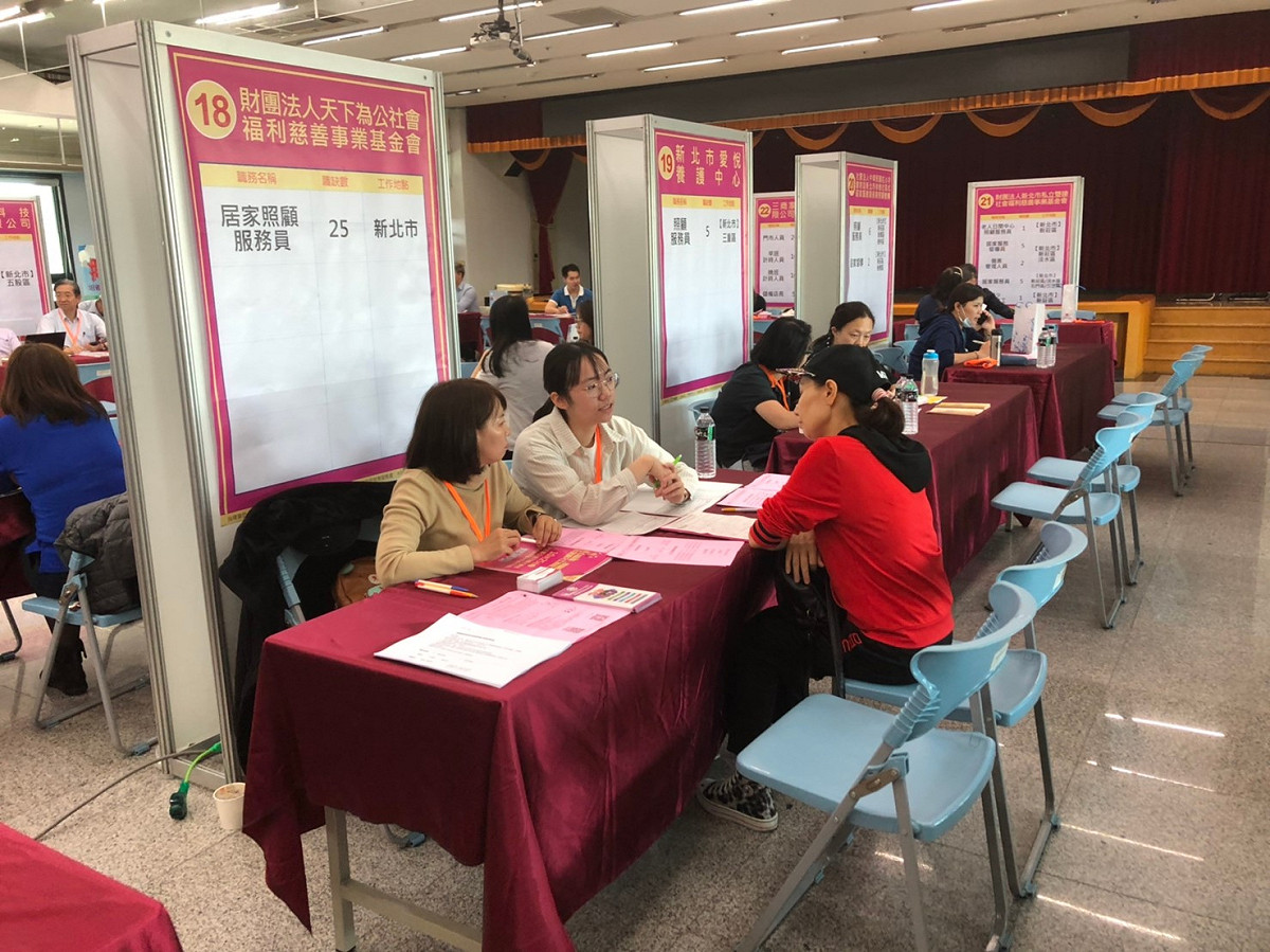 新北將於7月辦理12場次徵才活動。 圖：新北市勞工局提供